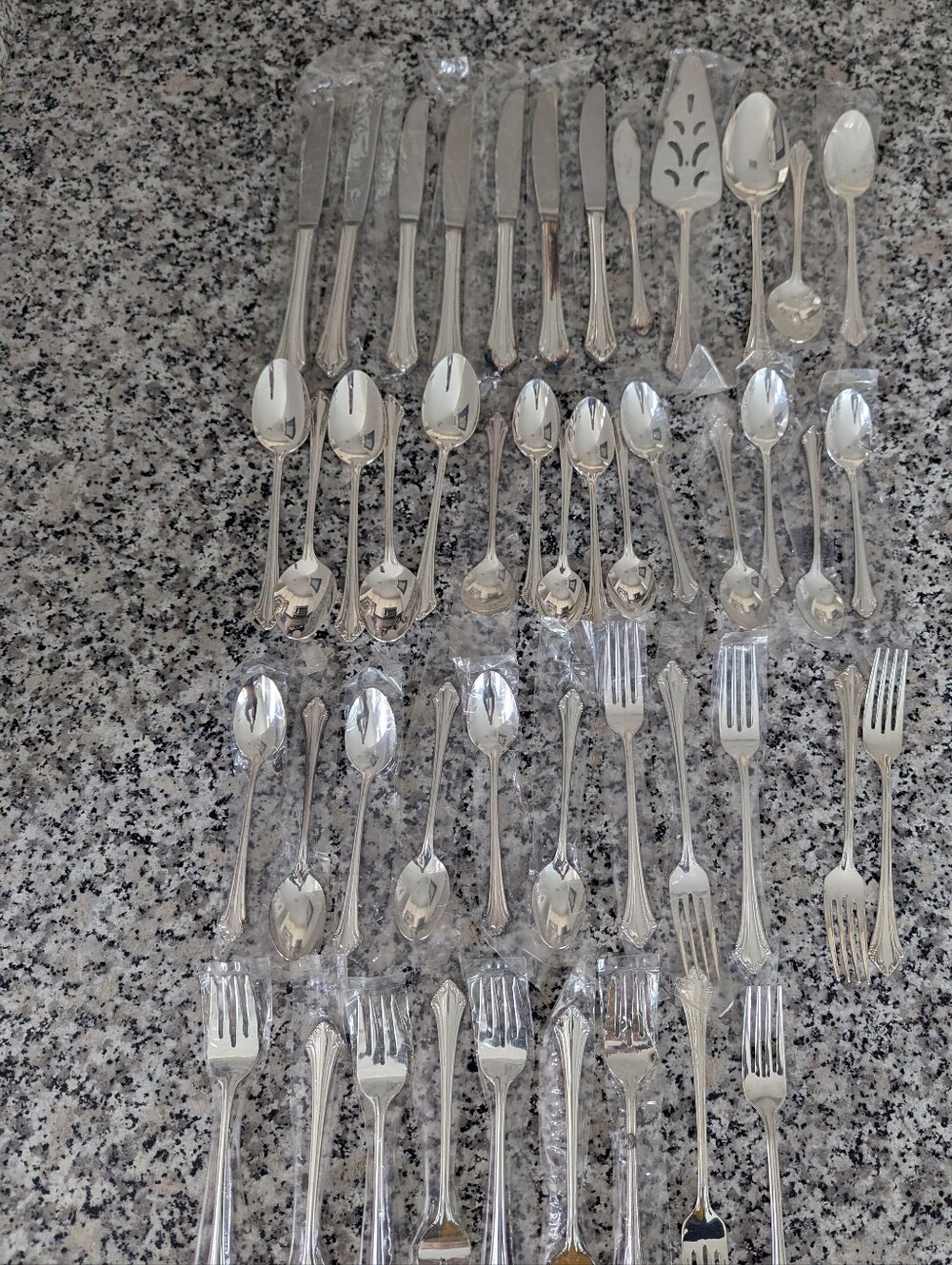 Vintage 1847 Rogers Bros Silver-Plated Flatware 47 Pieces